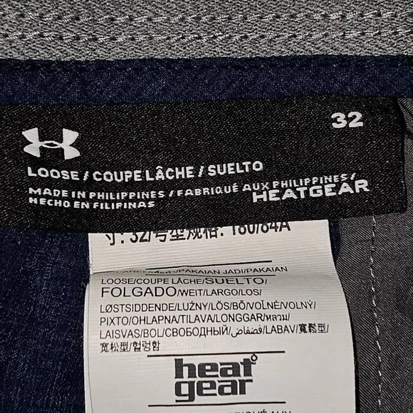 Under Armour Mens Blue Loose Fit Performance Shorts 32 - Picture 3 of 4